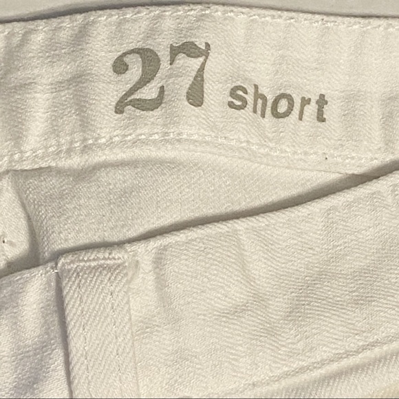J. Crew Matchstick White Jeans Size 27 Short - Picture 8 of 13